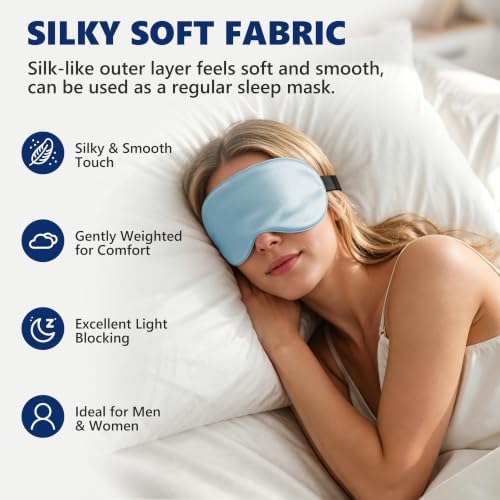2 Pack Cooling Eye Mask for Puffy Eyes, Migraine Relief - Image 4
