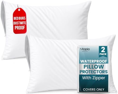 Set of 2 Pillow Protectors by UTOPIABEDDING