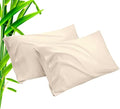 Pillow Cases Standard Size 2 Pack, Bamboo Rayon Cooling Pillowcases by TELUS