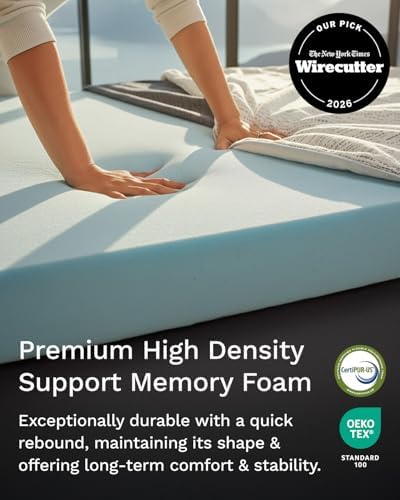 Viscosoft 3 Inch Memory Foam Mattress Topper King - Image 2