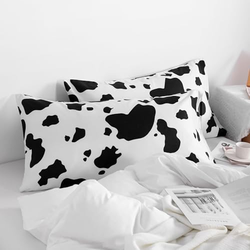 NTBAY Queen Cow Microfiber Pillowcases - Image 2