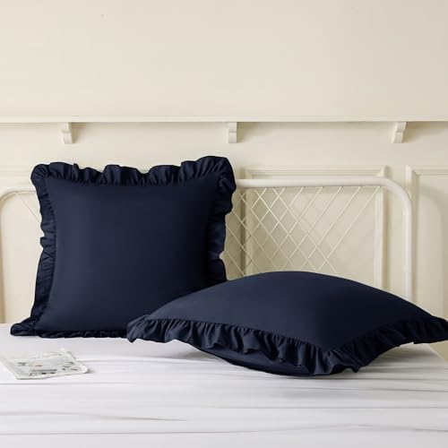 KKJIAF 2 Pack Ruffle Pillow Cases 22x22 Inches - Image 4