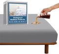 Full Size Waterproof Mattress Protector Cover Pad, Full Fitted Sheet by SpringspiritBedding