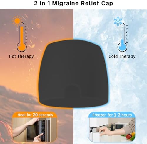 my novel things Migraine Relief Cap, Headache Relief Cap & Cooling Eye Mask - Image 3