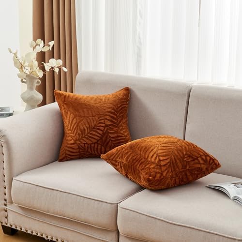 SOCHOW Fall Decorative Throw Pillow Covers 18x18 Inches Set of 2 - Image 2
