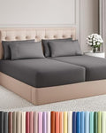 Split King 7 Piece Bed Sheet Set by CGKUnlimited