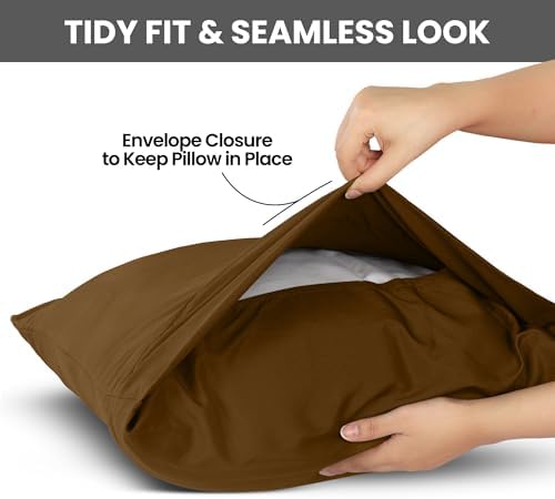 Pillow Cases Standard Size Set of 2, Ultra Soft Comfy Pillow Covers - Image 3