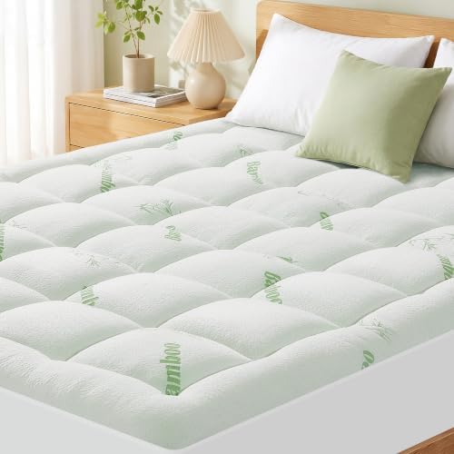 Mattress Pad California King Size, Cooling Pillow Top Mattress Topper, Ultra by GRUSIGN