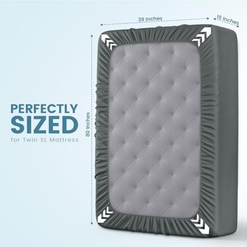 Waterproof Twin XL Size Mattress Protector fits Upto 15" Deep Pocket - Image 4