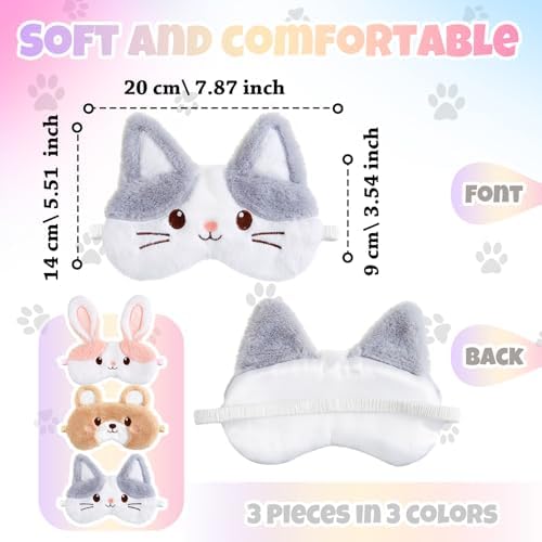 Geyoga 3 Pcs Kids Sleep Mask - Image 2