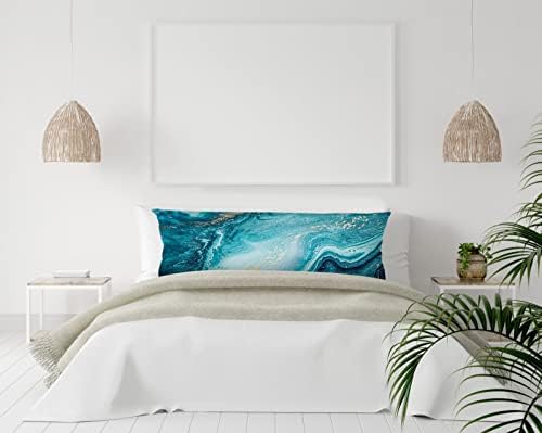 Satin Pillowcase, Abstract Art, 20 x 54 inches, Digital Printing, Hidden Zipper - Image 5