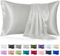Silk Like Satin Pillowcase Queen Size, 2 Pack, 20x30 Inches by VCUSUELER