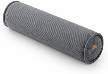 Corduroy Body Pillow for Side Sleepers, Cozy Cylinder Bolster Pillow for by Ailuteie