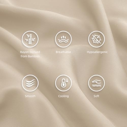 Queen Pillowcases, Cooling Viscose from Bamboo Pillow Covers - Image 5
