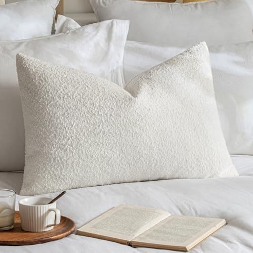 MIULEE Textured Boucle Lumbar Pillow Cover - Image 3
