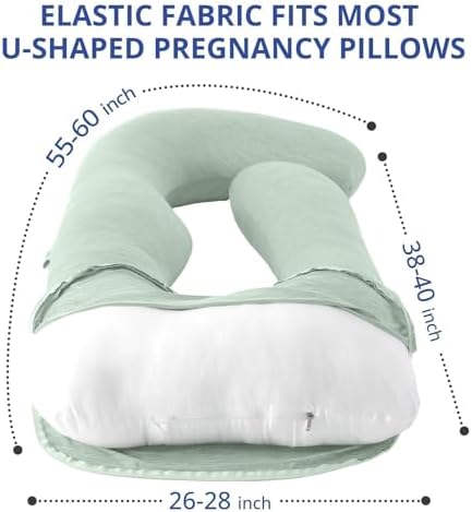 Sasttie Cooling Pregnancy Pillow Cover - Image 4