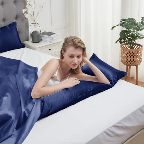 Vielit Satin Body Pillow Pillowcase 1pc, Silky Body Pillow Cover Similar to - Image 3