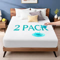 TASTELIFE 2-Pack Queen Waterproof Mattress Protector, Microfiber by Tastelife