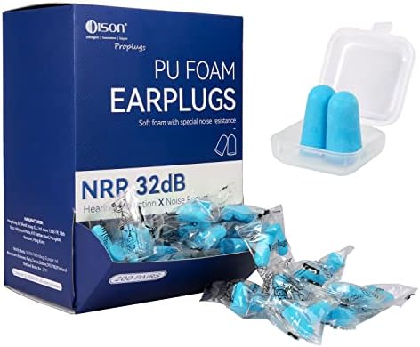 Dison 200Pairs Foam Ear Plugs for Sleeping by DISON