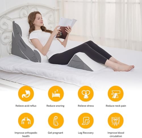 Wedge Pillow Set for After Surgery – 5PCS Orthopedic Bed Wedge Pillow Set for - Image 6
