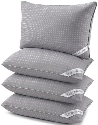 Bed Pillows for Sleeping Queen Size Set of 4, Luxury Hotel Quality Cooling by Unknown
