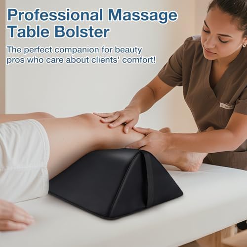 Knee Wedge Pillow for Legs, Under Knee Elevated Pillow for Sleeping on Back - Image 6