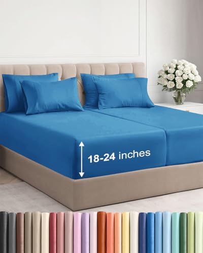 Extra Deep Split King Sheet Set by CGKUnlimited