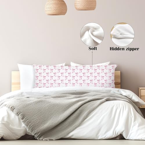 Pink Trendy Y2k Disco Ball Cherry 20x54 Body Pillow Cover, Preppy Room Dorm - Image 5