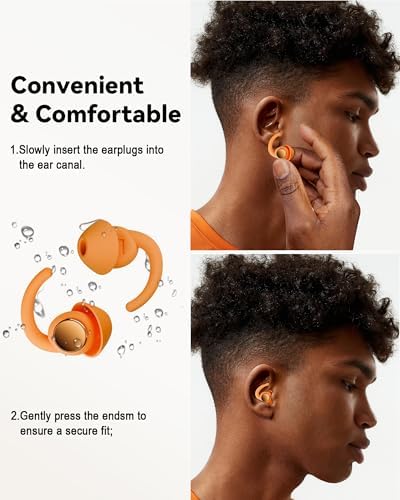 Ear Plugs for Sleeping, Noise Reduction Soft Silicone Earplugs - Image 6