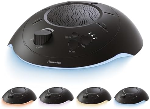 Homedics Sleep Better Portable Sound Machine, Night Light by Homedics