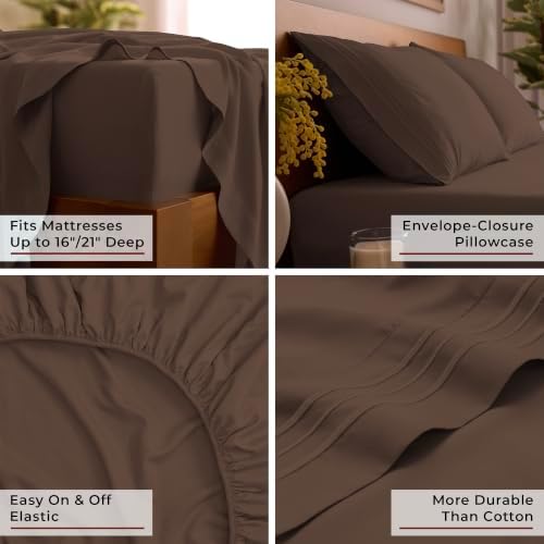 Mellanni Iconic 5-Piece, Ultra Soft Sheet Set - Image 5
