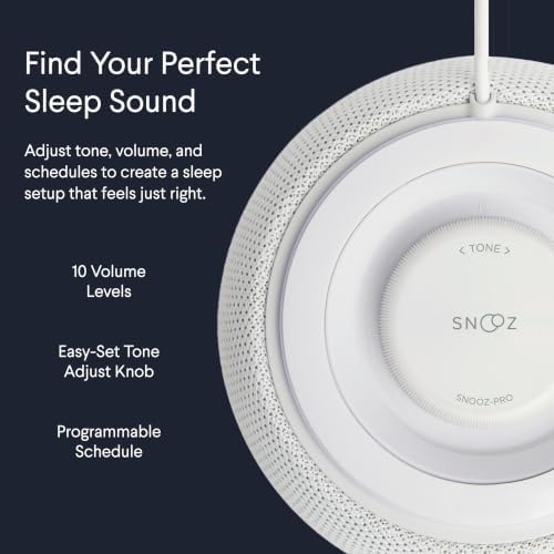 SNOOZ Pro Smart White Noise Sound Machine, Real Fan Inside - Image 5