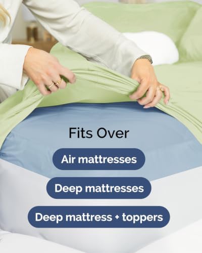 CGK Linens 2 Pack Extra Deep Twin XL Fitted Sheets - Image 7