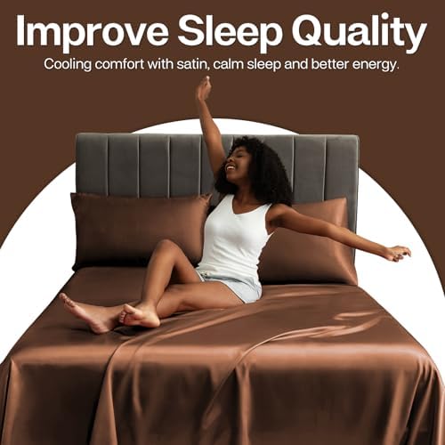 MR&HM Satin Pillowcase 2 Pack, Queen Size 20"x30" - Image 4