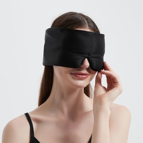 Heavy Weighted Silk Eye Mask for Compression Sleeping - Image 3