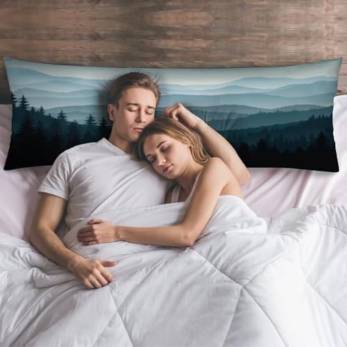 Foggy Forest Body Pillow Cover Pillowcase - Image 6