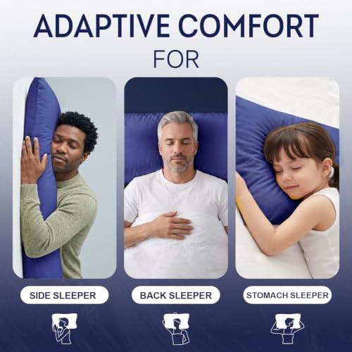 DOWNCOOL Large Body Pillow Insert- Breathable Full Body Pillow - Image 5