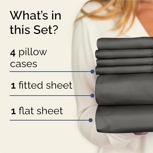 King 6 Piece Bed Sheet Set - Image 2
