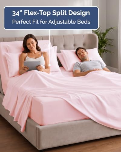 Extra Deep Flex Top Split Head King Sheet Set - Image 3