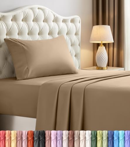 Twin Sheets Set, 3 Pieces 16" Deep Pocket Hotel Luxury Bed Sheets by UTOPIABEDDING
