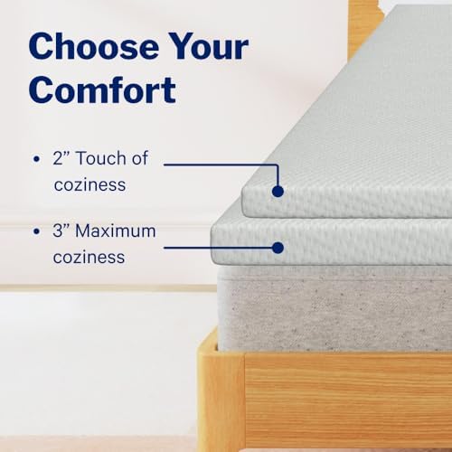 Casper Sleep Essential 2" Queen Size Memory Foam Mattress Topper - Image 3