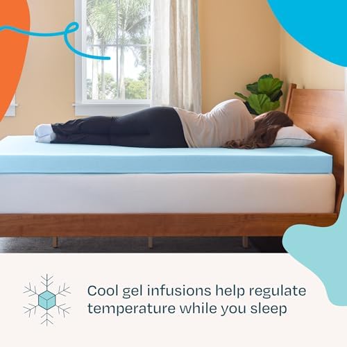 Linenspa Memory Foam Mattress Topper, Twin XL Size - Image 2