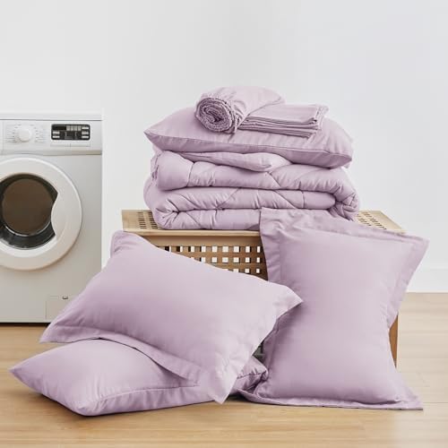 Love's cabin Oversized Queen Comforter Set, 7 Pieces Bed in a Bag, All Season - Image 6