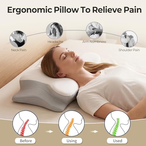 Ylekto Cervical Neck Pillow for Pain Relief - Image 2