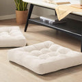 Floor Pillows Set of 2, Large Meditation Cushion by DegreesofComfort