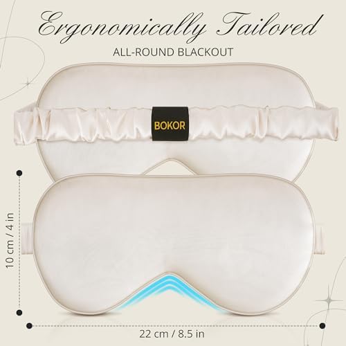 BOKOR Adjustable Silk Sleep Eye Mask - Image 4
