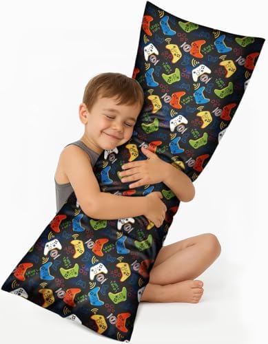 Miss Adola Kids Silk Body Pillow Cover 20x54 Inch by MissAdola