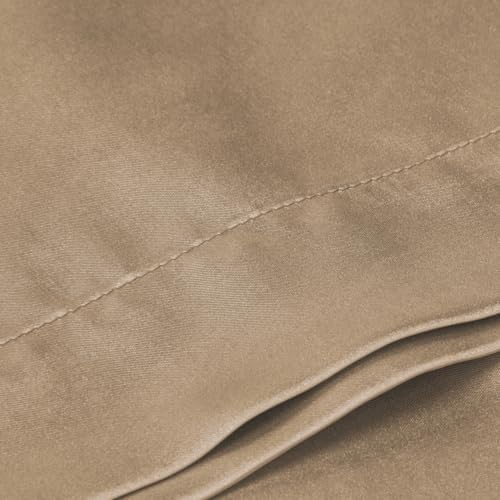 BEDELITE Satin Body Pillow Cover, 20x54 Inch, Tawny Brown - Image 6