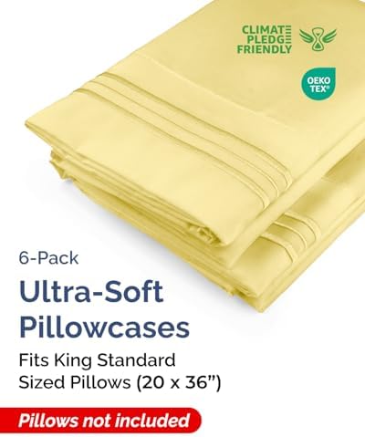 King Standard Pillow Cases Set of 6 - Image 2