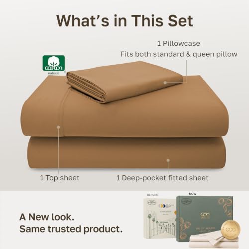 California Design Den 600 Thread Count Twin Bedsheets - Image 3